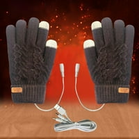 Mitts pećnica, USB grijane rukavice Električne grijane rukavice Žene Zimske toplo dvostrane grijanje