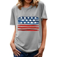 Anuirheih 4. jula odijela za ženska majica za žene Patriotske majice Ljetni vrhovi za žene Dan nezavisnosti