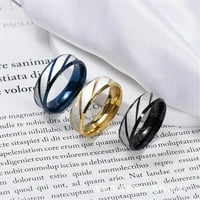Prstenje nakita Jednostavni temperament Srebrni prsten ženska modna ličnost prstenaste prsten djevojke