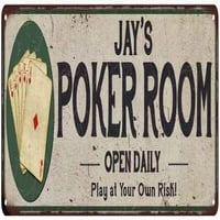 Jay's Poker soba metalni znak Game Decor 108240048239