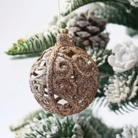 Božićno drvce Privjesak šuplje rezbareni dizajn Ekolopling Eko-prilagođavanje Ukrasite božićno drvce