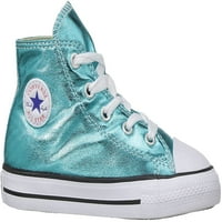 Converse Chuck Taylor All Star visoke metalne cipele za male sveže Cyan-White 755555F