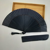 Muški sklopivi ventilatorski bambus kosti ručni ventilator kineski sklopivi ventilator sa kese za pohranu