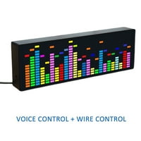 Glazbeni spektar Indikator VU METER RGB Audio Nivo prikaz AMP-ciračarskih ploča
