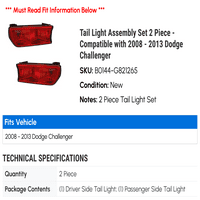 Set montaže zadnjeg lampica - kompatibilan sa - Dodge Challenger 2012