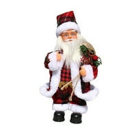 NOVO U Božićnim poklon električnim glazbom Santa Claus Doll igračka božićna stablo ukrasi Stranica božićnih