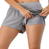 Ženska dna s džepovima Vježbajte sportske hlače High struk joga kratke hlače Ljetne mini pantalone Jogger