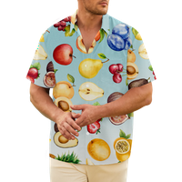 Havajska majica voće kruška jagoda avokado casual majica kratkih rukava dolje majice Aloha majica djeca