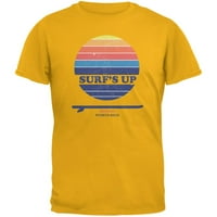 Surf gore Rincon Beach Gold Odrazeća majica - X-velika