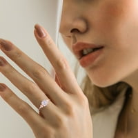 Ženski mjesec dijamantski prstenski prsten stilski prsten za uključivanje prstena