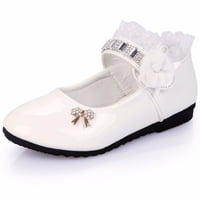 HOKSML Girls Sandale Dječja djevojka modna princeza cvijet rhinestone ples za plesne sandale cipele