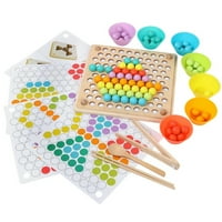 Dječje igračke Montessori Drvene igračke za ruke mozga za trening mozga kuglice puzzle table math igra