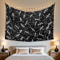 Halloween Dekorativna tapiserija, sretan Halloween Tapistry, za spavaću sobu Chippie dekor sobe, 148