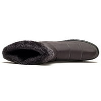 Crocowalk dame snijeg čizme okrugli nožni zimski topljivi cipele plišane obloge srednje teletičke čizme
