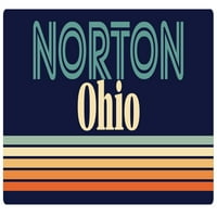 Norton Ohio Vinil naljepnica za naljepnicu Retro dizajn