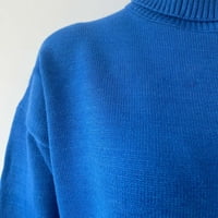 Olyvenn pletene kratke džempere za žene labave ležerne žene jesen i zima popularna visoka ovratnik Turtleneck