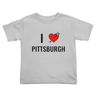 Love Pittsburgh Funny Majice za dječake za dječake