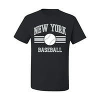 Wild Bobby City of New York NY bejzbol Fantasy Fon Sports Muška majica, crna, mala