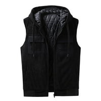 TOQOT jakne za muškarce - V-izrez dugih rukava Popularni čvrsti patentni zatvarač Novo izdanje Muški