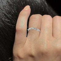 Nakit za žene prsten rhinestone vjenčani nakit zvona veličine 5- legura poklon prst