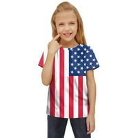 Američka zastava Djeca Dječja djeca Unise Proljeće Summer Active Fashion Svakodnevno Svakodnevno zatvoreno