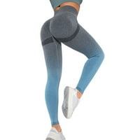 Ženske besprijekorne gradijentne joge hlače uska fitness hlače Sportski trčanje joga hlače