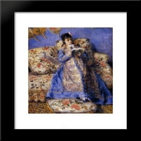 Camille Monet Čita Frammed Art Print Autor Renoir, Pierre Auguste