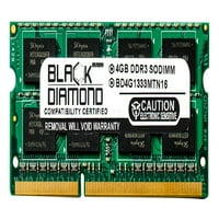 4GB RAM memorija za prijenosno računalo HP Pavilion G6-1B75CA, prijenosno računar G6-1B78NR, bilježnica G6-1B79CA, bilježnica G6-1B79D Black Diamond memorijski modul DDR SO-DIMM 204PIN PC3-10600