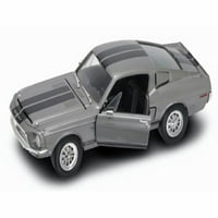Ford Shelby Mustang GT-500kr, Srebrna - Yatming - Skala Diecast Model igračka automobila