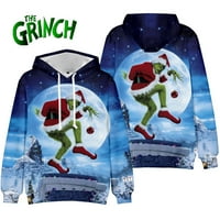 Unise Grinch Božićne dukseve Muškarci Žene Djeca Smiješne Xmas džempere