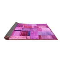 Ahgly Company u zatvoreni kvadratni patchwork ružičasti prelazne prostirke, 6 'kvadrat
