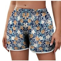 Unleife kratke hlače za žene Ženske ljetne ležerne od tiskane plaže