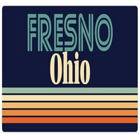 Fresno Ohio Vinil naljepnica za naljepnicu Retro dizajn