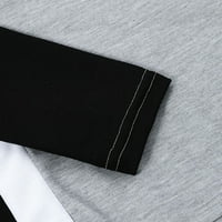 Leey-World Muns majica Muškarci Proljeće i ljeto Torp Majica Moda Ležerne prilike za prskanje kravata