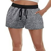 WRCNOTE Ženske kratke hlače dno crtaju cvjetne print Mini pantalone Plaža Plaža Kratke hlače Elastična