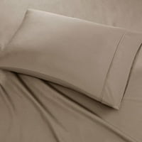 PIMA pamučni ekskluzivni brojevi navoja jastučnice - po setu, kralj, 20x40 bisque boja