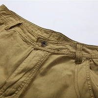 Vivianyo HD MAN kratke hlače Plus Veličina čišćenja Muška ljetna moda na otvorenom Ležerne tipke Pocket