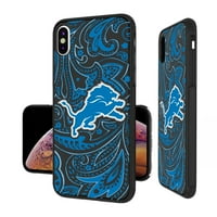 Detroit Lions iPhone Paisley Design Bump Case