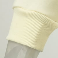 Torbica Zip Duks mužja zima topla visoka ogrlica modna termalna donje rublje Muškarci Basic Torp bluza Pulover dugih rukava Top džepnog pamuka, Poylester Yellow XL