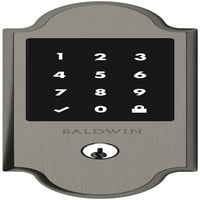 Baldwin Touchscreen Boulder Standalone Deadbolt - crna