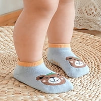 Crocowalk Girls Boys Socks non skid Sole Ankle čarapa za crtane kuze papuče djeca povremena udobnost