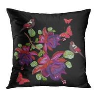 Buket crvenog ugla Fuchsias ptica leptir bluza Bluza Botanički grmo jastučni jastuk