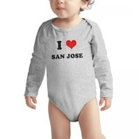 Heart San Jose Love Slatka beba dugačka odjeća unise
