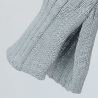 Zimski pad za žene za žene ženske vintage šal ovratnik Cardigan Ribded Trim gumb dolje džemper
