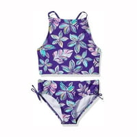 Djevojke B91XZ kupaće plaža Daisy Girls 'kupaći kostim sportskih odijela Dječji kupaći kostimi Purple, Veličine 13- godina