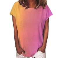 Ženske majice s dugim rukavima Light majica Žene Ljetni modni najdraži ležerni ispisani labavi valjani