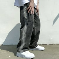 Traperice za muške modne plus-size labave ulične hlače sa širokim nogama hlače