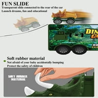 Dinosaur igračka za prijevoz kamiona, dvokrevetna soba za skladištenje dinosauruaruarur za kamione s