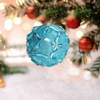 Guvpev božićni rhinestone Glitter Baubes Ball Xmas ukras ukras ukras savršeni božićni ukrasi za obitelji - plava