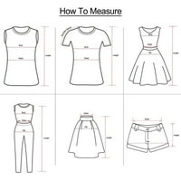 LisingTool haljine ženske casual bez rukava plus veličine labavih otisaka križnih remena dugi maxi haljina
